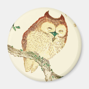 Little Japanese owl Magnet