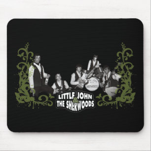 Little John and the sherwoods black mousepad