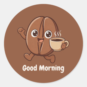 Little Kaka – Good Morning  Classic Round Sticker