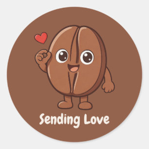 Little Kaka – Sending Love Classic Round Sticker