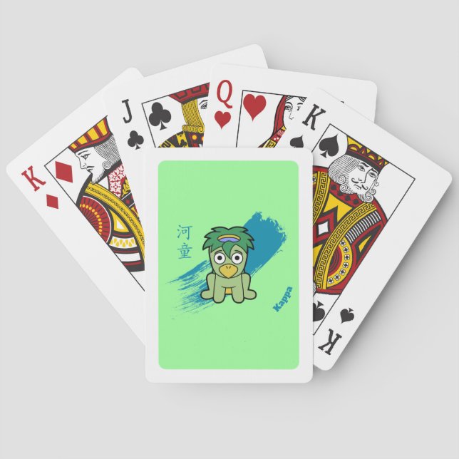 Little Kappa Yokai Playing Cards (Back)