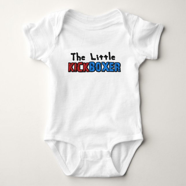 Little kickboxer Baby Bodysuit (Front)