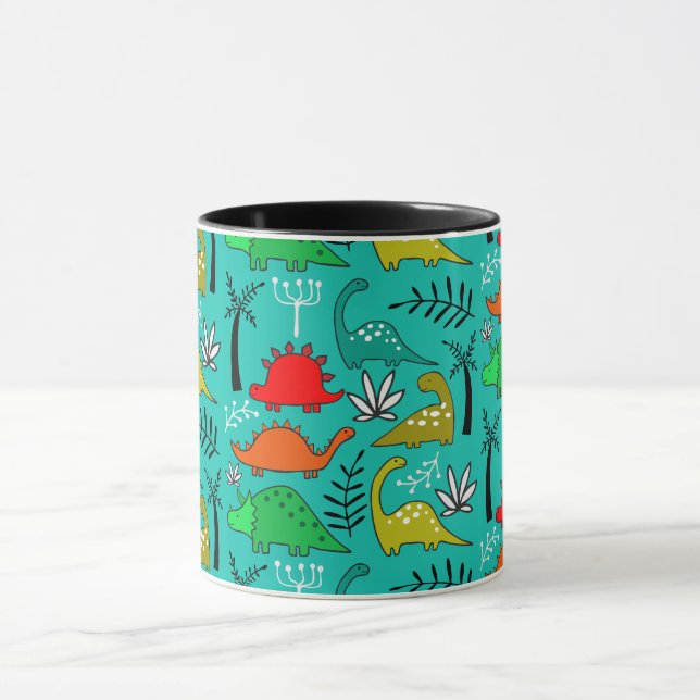 Little Kids Dinosaur Nursery Decor Mug (Center)