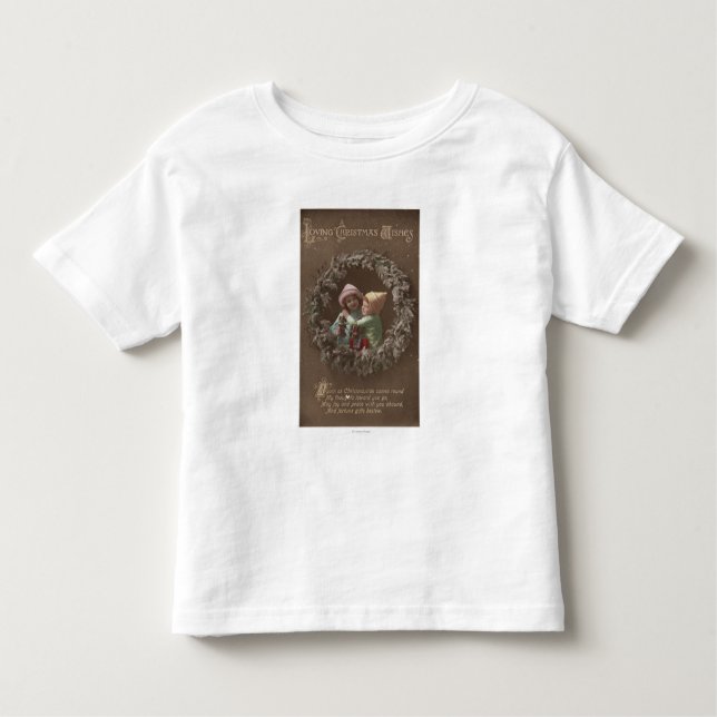Little Kids Embracing Toddler T-Shirt (Front)