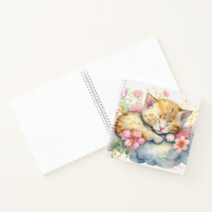 Little kitten bullet journal notebook