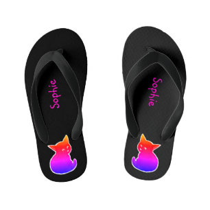 Little kitten kid's jandals