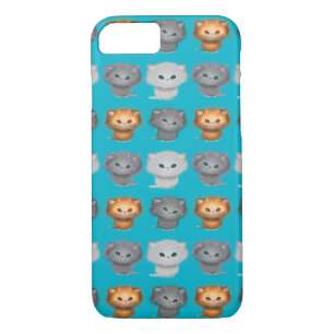 Little Kittens Pattern Tabby Persian Kitties iPhone 8/7 Case