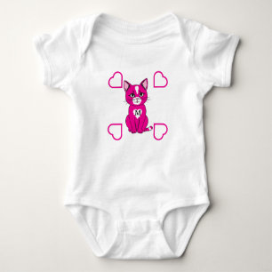 Little kitty baby bodysuit