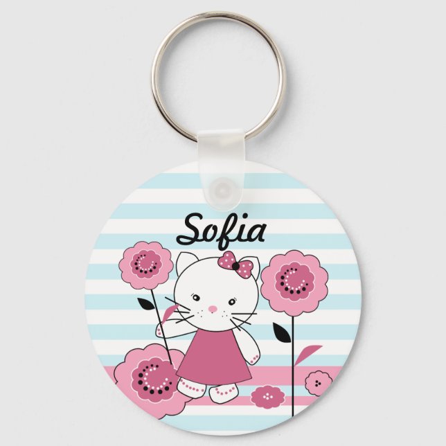 Little Kitty Key Ring (Front)