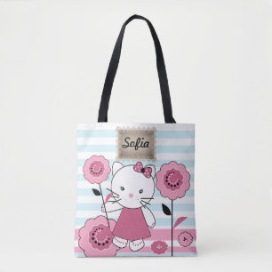 Little Kitty Large Tote Bag
