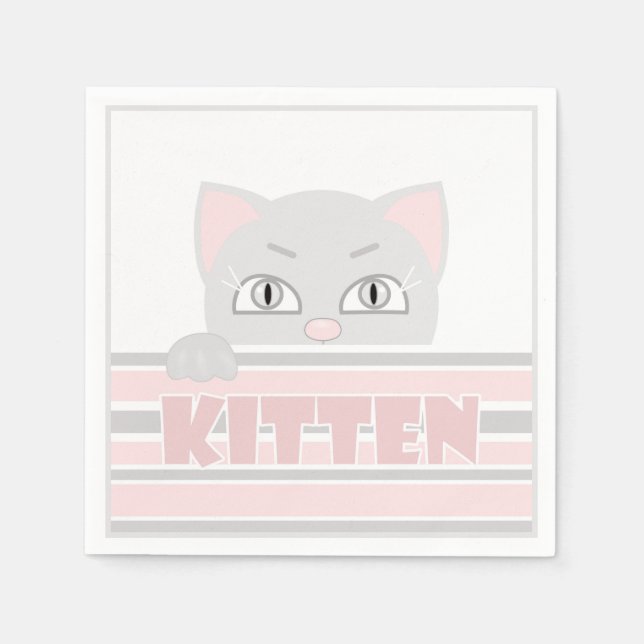 Little kitty napkin (Front)