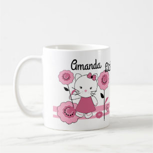 Little kitty . personalised decor coffee mug