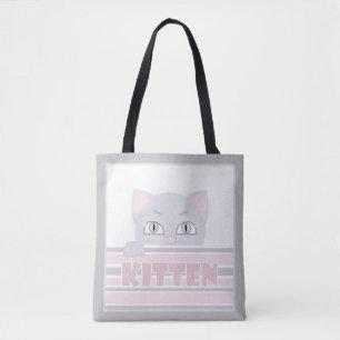 Little kitty tote bag
