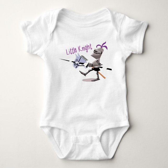 Little Knight Baby Bodysuit (Front)
