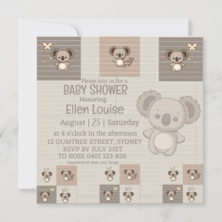 Little Koala Bliss Save The Date