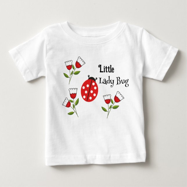 Little Lady Bug Baby T-Shirt (Front)