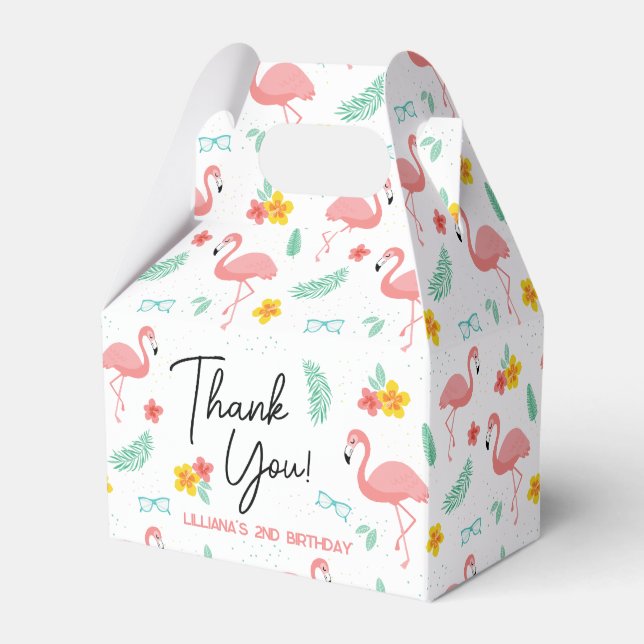 Little Lady Ladybug Birthday Party, Thank You Favour Box (Front Side)