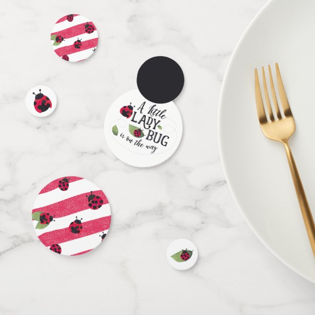 Little Ladybug Baby Shower Confetti (Group)