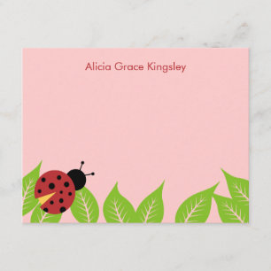 Little Ladybug Birthday Thank You Cards
