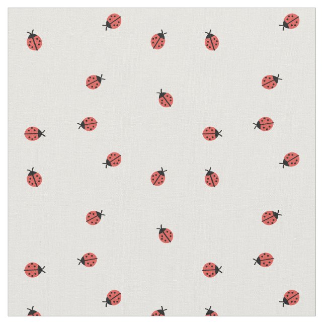 Little Ladybug Fabric (Close Up)
