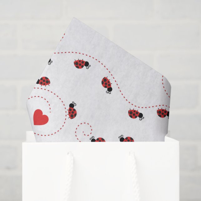 Little ladybug pattern party tissue tissue paper (Gift Bag)