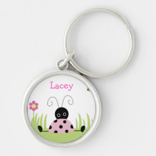 Little Ladybugs Premium Favour or Name Tag Key Ring