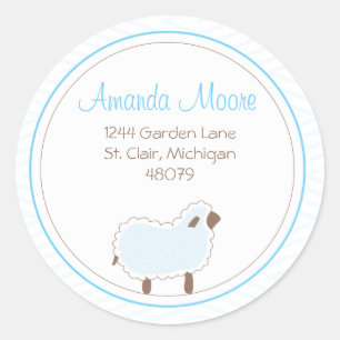 Little Lamb Address Label