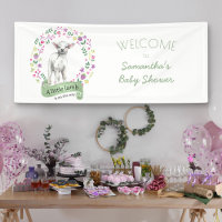 Little Lamb and Pretty Flowers Spring Baby Shower