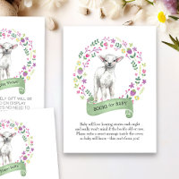 Little Lamb Baby Shower Watercolor Books for Baby