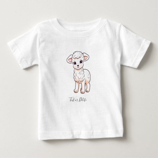 Little Lamb Baby T-Shirt (Front)