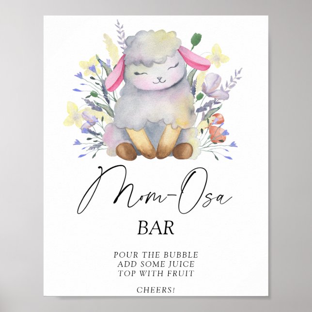 Little lamb - Mon-osa bar Poster (Front)