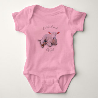 Little Lamb of God Baby Bodysuit