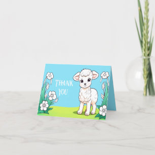 Little Lamb Thank You Card