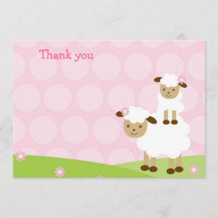 Little Lamb Thank You Cards