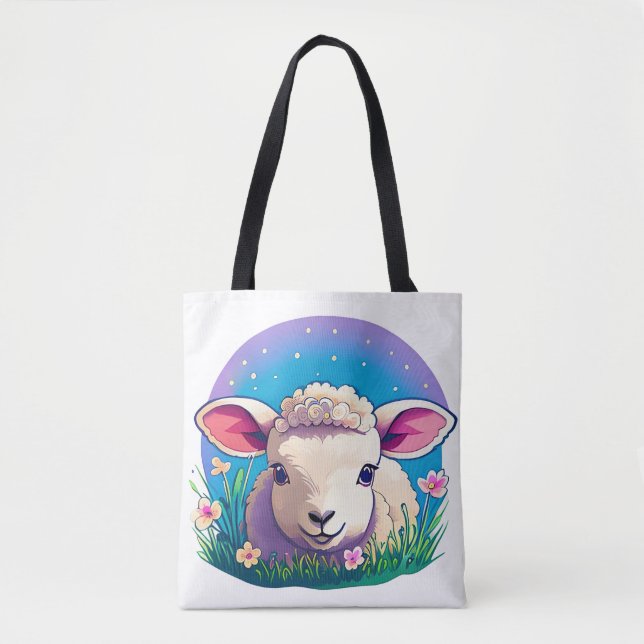 Little Lamb Tote Bag (Front)