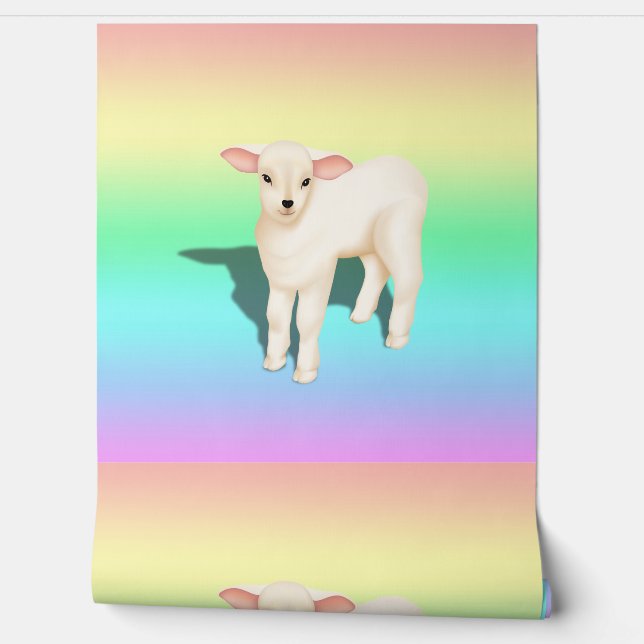 Little Lamb Wallpaper (Unrolling)