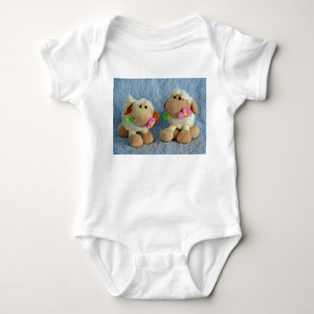 Little Lambs Baby Bodysuit (Front)
