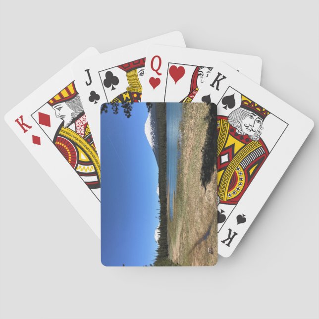 Little Lava Lake, OR Playing Cards (Back)