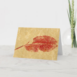 "Little Leaf" Country Greeting Card