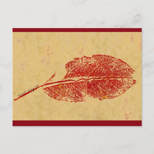 "Little Leaf" Country Roads Postcard (Front)