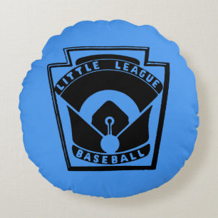Little League Baseball Round Cushion