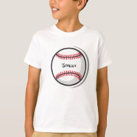 Little League Baseball White Red Black Name
