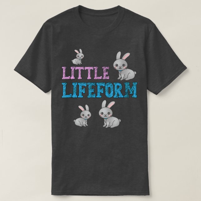 Little Lifeform Kids Bunny Rabbit Short People Chi T-Shirt (Design Front)