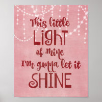 Little Light of Mine Shine Quote
