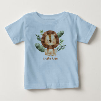 Little Lion Baby T-Shirt: Adorable Brown Lion Desi T-Shirt