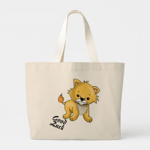 Little Lion Large Tote Bag
