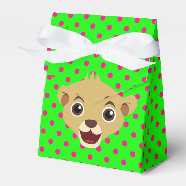 Little Lion Party Favour Box (Front Side)