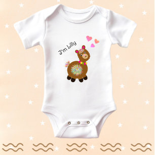 Little Llama Baby Bodysuit