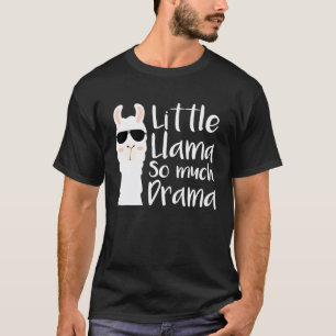 Little Llama So much Drama Kids Cool Matching Fami T-Shirt