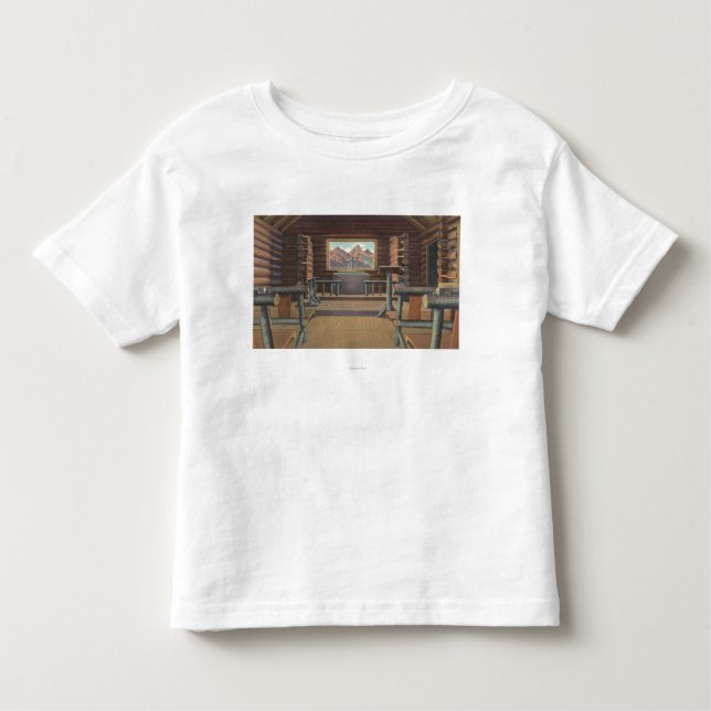Little Log Church at Snake River View Toddler T-Shirt (Front)